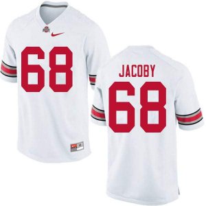 Men's Ohio State Buckeyes #68 Ryan Jacoby White Nike NCAA College Football Jersey Official MYW8244OS